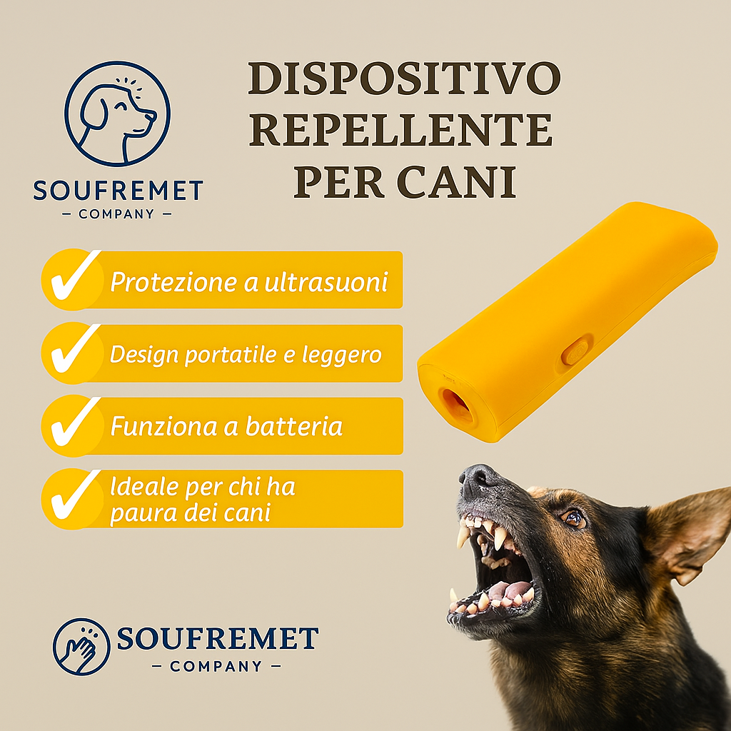 Repellente per cani ad ultrasuoni