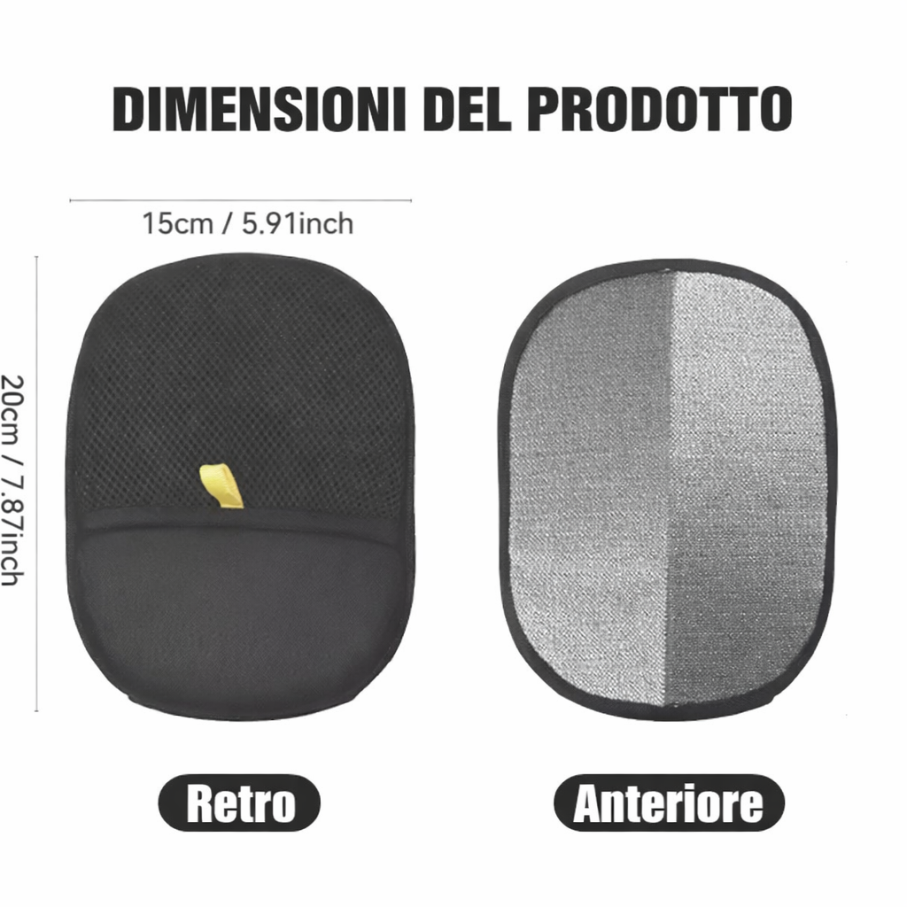 Guanto raccogli peli