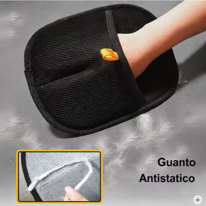 Guanto raccogli peli