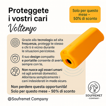 Repellente per cani ad ultrasuoni