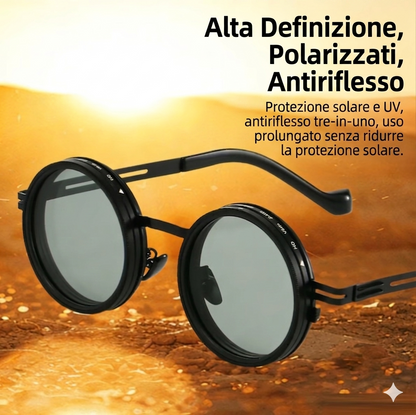 Occhiali da sole polarizzati regolabili