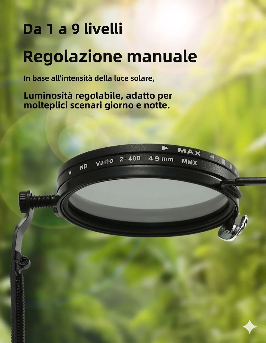 Occhiali da sole polarizzati regolabili