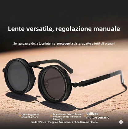 Occhiali da sole polarizzati regolabili